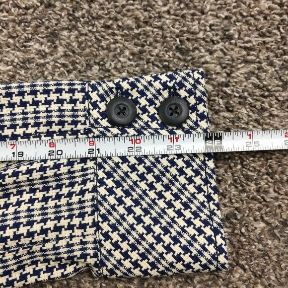 NWT Maeve Anthropologie Jacket Tweed Faux Fur Collar Houndstooth Womens XL $158 - Picture 9 of 12